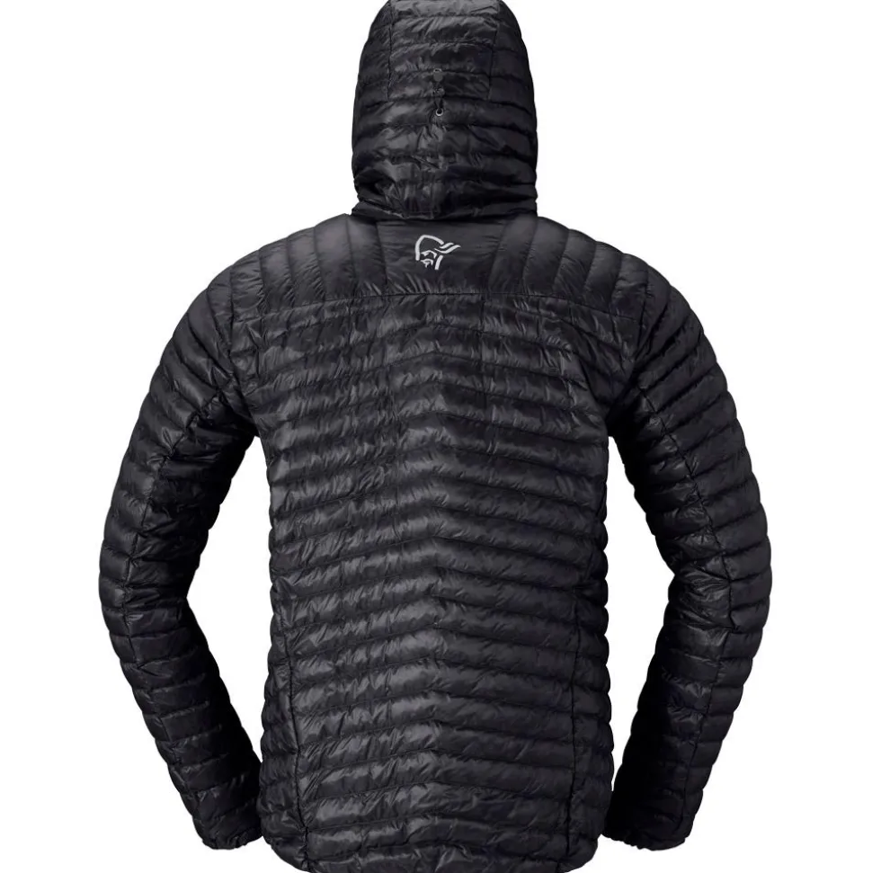 Piumino Norrona Trollveggen Down 800 Super Light Hood Caviar Black