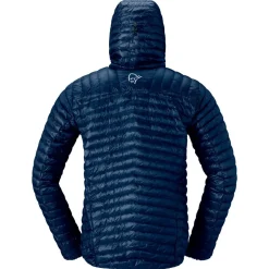 Piumino Norrona Trollveggen Down 800 Super Light Hood Indigo Night
