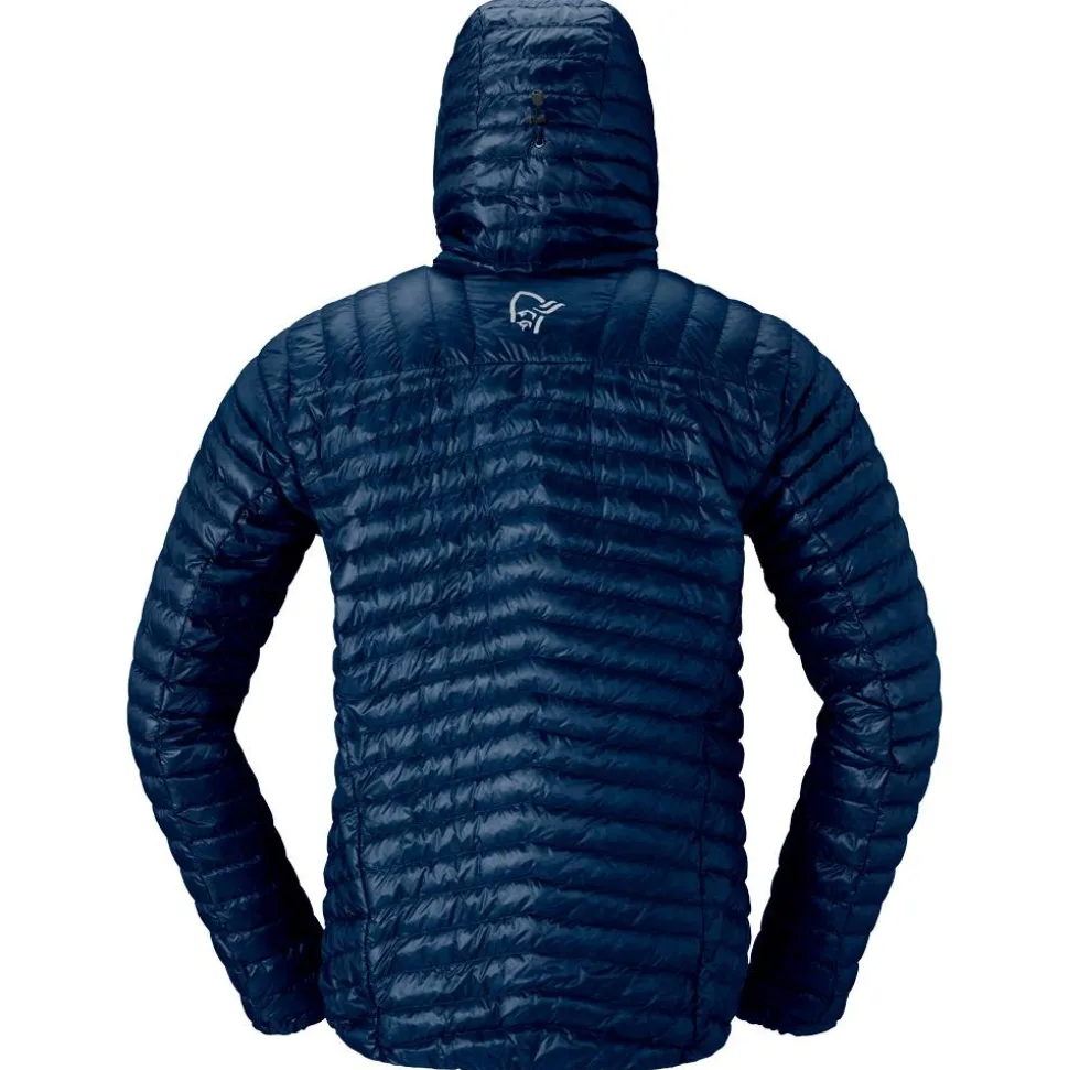 Piumino Norrona Trollveggen Down 800 Super Light Hood Indigo Night