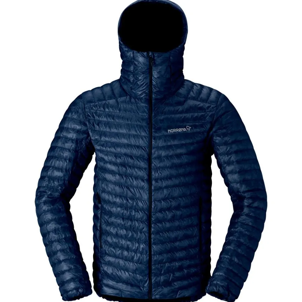 Piumino Norrona Trollveggen Down 800 Super Light Hood Indigo Night