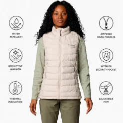 Piumino senza maniche Columbia Powder Lite II Vest W Dark Stone