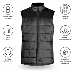 Piumino senza maniche Racer The District 2 Men Black