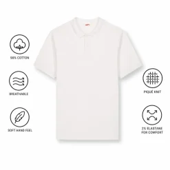 Polo Jott Antonio White