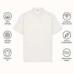 Polo Jott Dario White