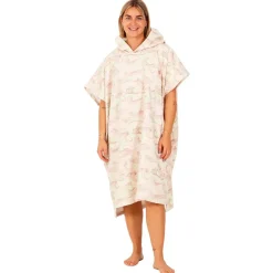 Poncho da bagno After Essentials Beach Poncho Japan Waves Soft Pink
