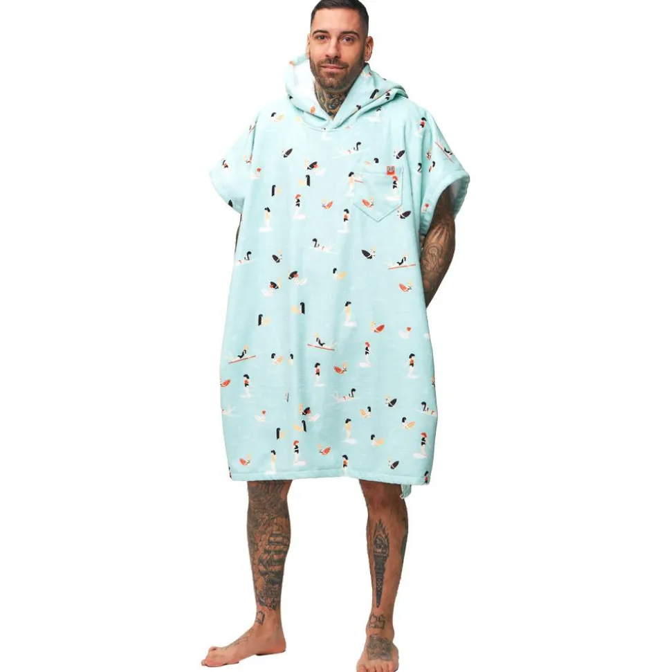 Poncho da bagno After Essentials Beach Poncho Madrague Light Blue