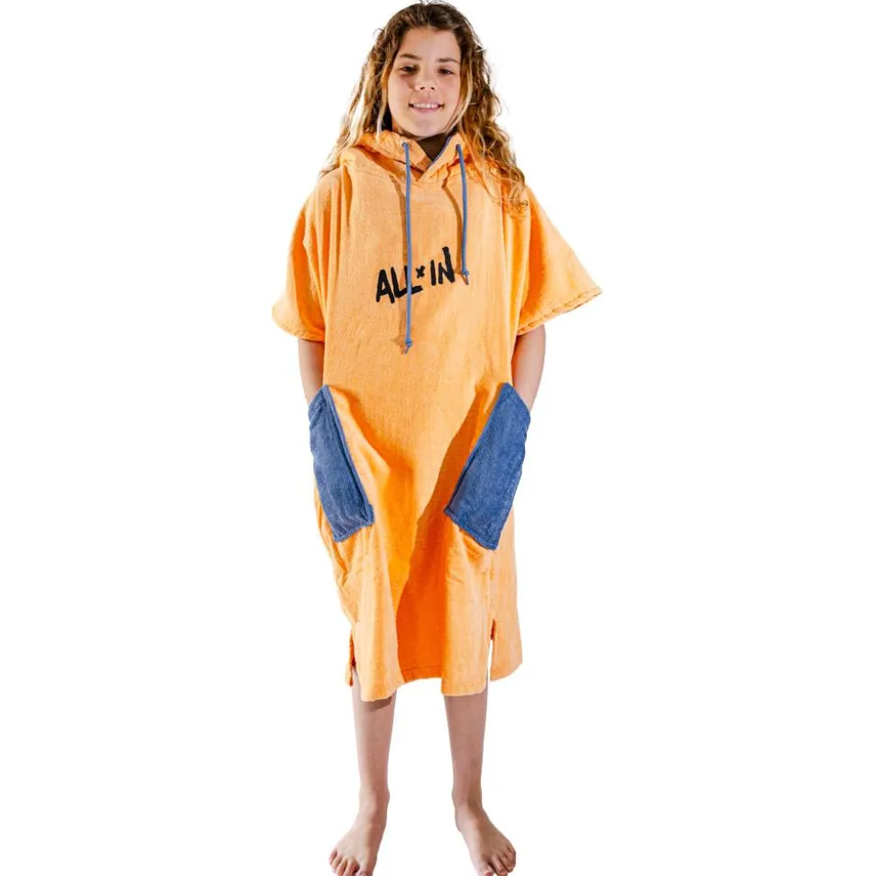 Poncho da bagno All-In Junior Crew Ponchos Kai Surf Apricot