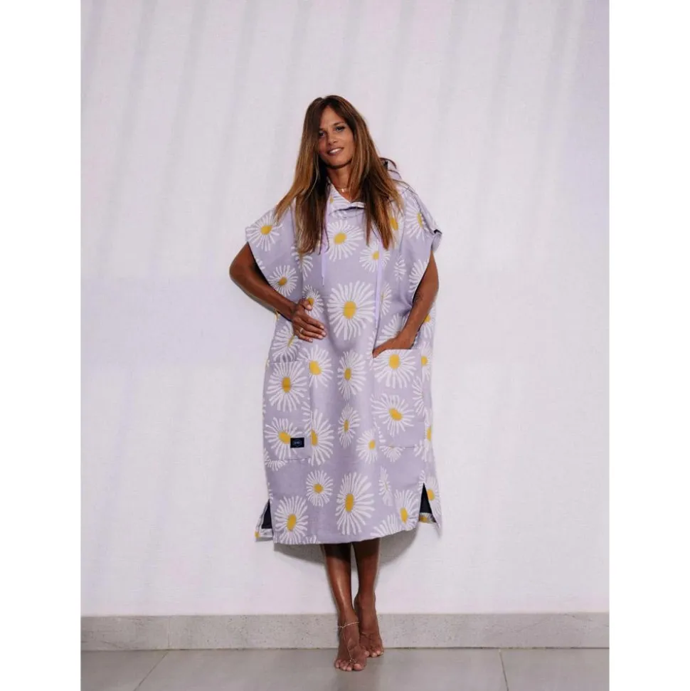 Poncho da bagno All-In Quick Dry Poncho Flower Power