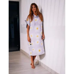 Poncho da bagno All-In Quick Dry Poncho Flower Power