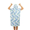 Poncho da bagno All-In Travel - Palm Tree / Yellow Fluo