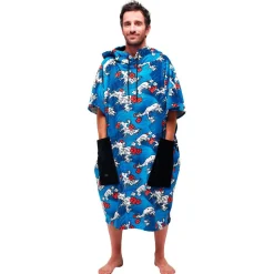 Poncho da bagno All-In V-Poncho Men Beach Crew Nippon Waves