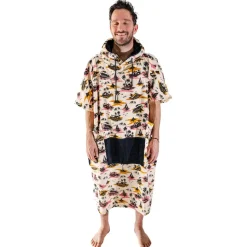 Poncho da bagno All-In V-Poncho Men Beach Crew Surf Is Free