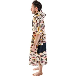 Poncho da bagno All-In V-Poncho Men Beach Crew Surf Is Free