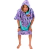 Poncho da bagno All-In V-Poncho Men Beach Crew Pop 80 Purple