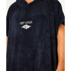 Poncho da bagno Rip Curl Classic Surf Hooded Towel Women Black Off White