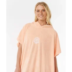 Poncho da bagno Rip Curl Classic Surf Hooded Towel Women Bright Peach