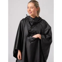 Poncho da pioggia MAC IN A SAC Mias Poncho Black