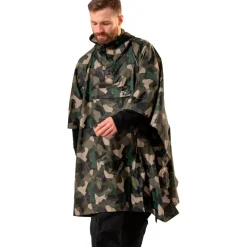 Poncho da pioggia MAC IN A SAC Mias Poncho Green Camo