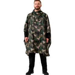 Poncho da pioggia MAC IN A SAC Mias Poncho Green Camo
