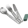 Posate Sea To Summit Detour Stainless Steel Cutlery Set 3 Grey