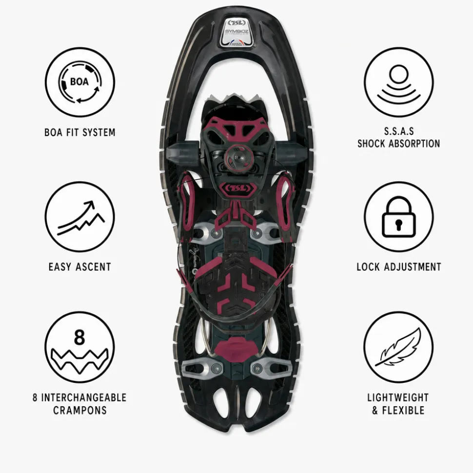 Racchette da neve TSL Symbioz Hyperflex Instinct Titan Black
