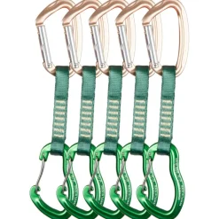 Rinvii Beal Zest Quickdraw 11cm (Pack of 5) Matt Green