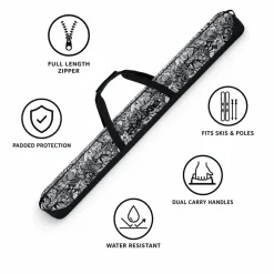 Sacca da sci Dakine Padded Ski Sleeve Kingdom Black