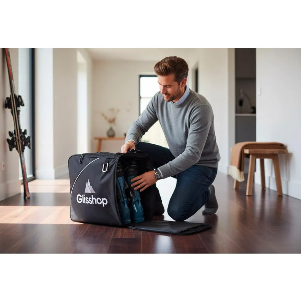Sacca portascarponi Glisshop Mountain Boot & Helmet Bag Black