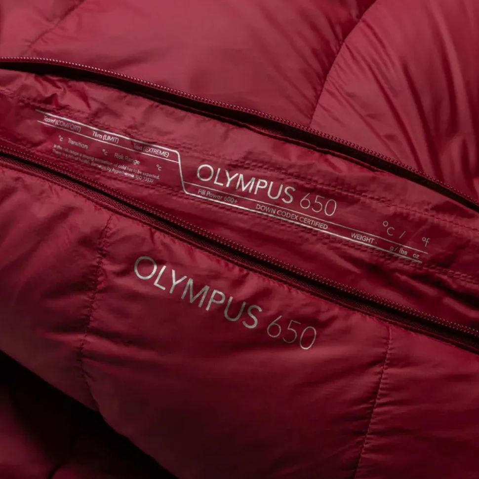Sacchi a pelo Mountain Equipment Olympus 650 Women's Rhubarb