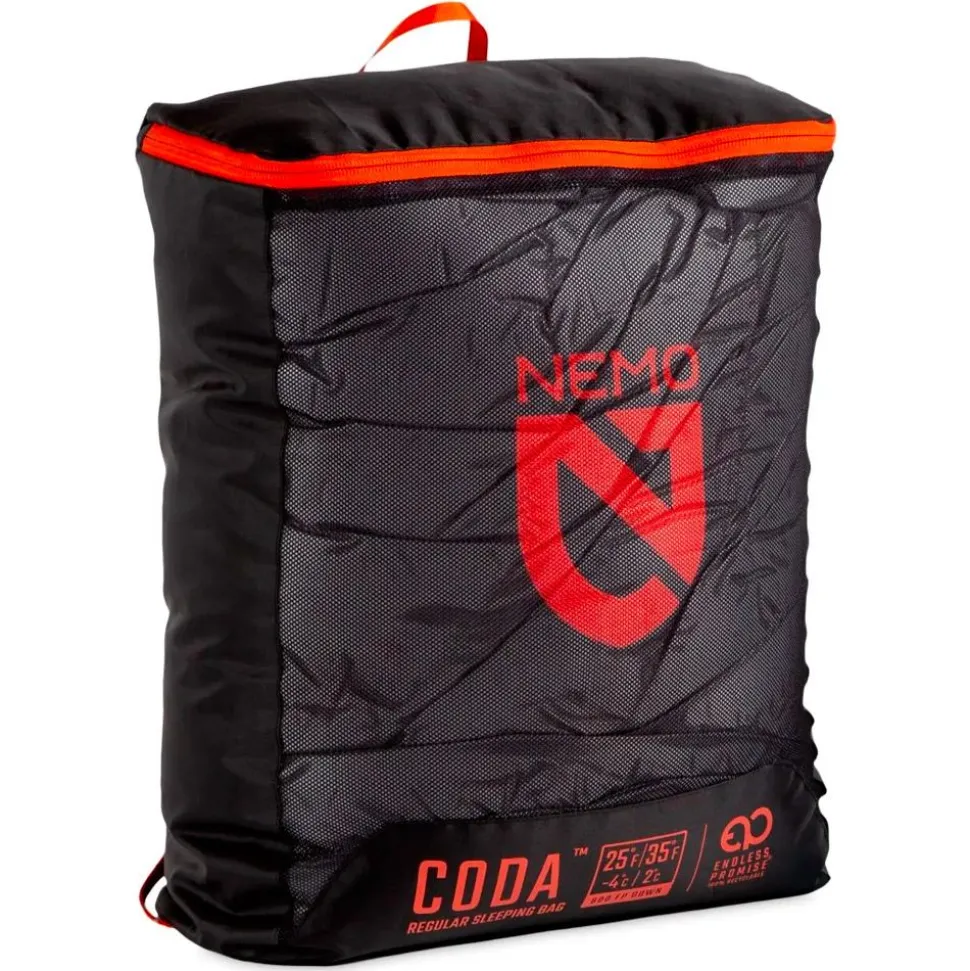 Sacchi a pelo Nemo Coda 25/35 Titanium Spicy Orange