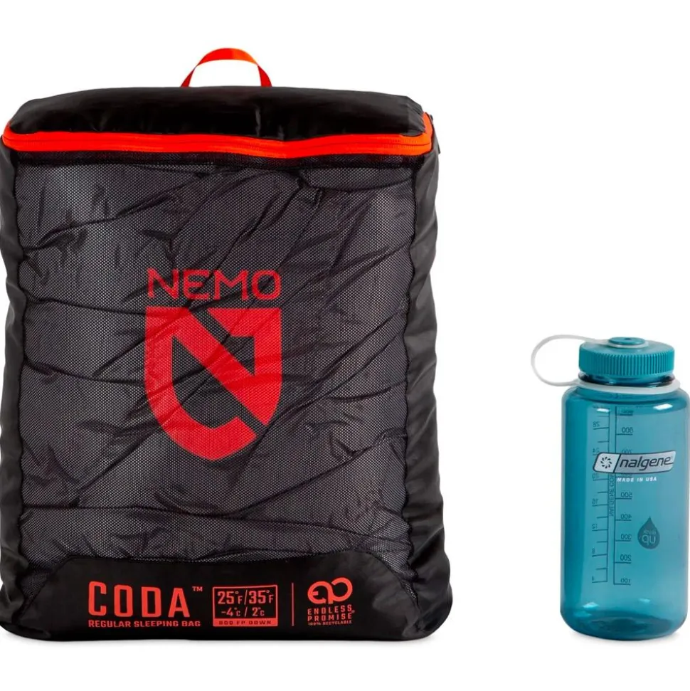Sacchi a pelo Nemo Coda 25/35 Titanium Spicy Orange