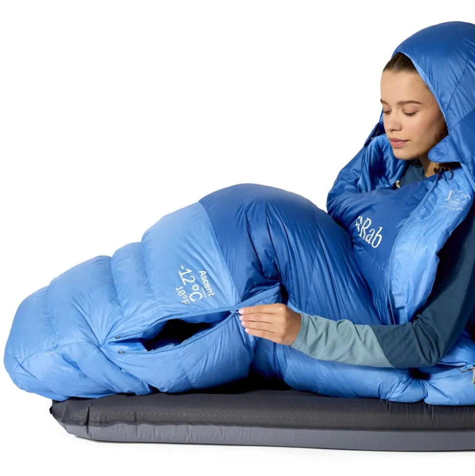 Sacchi a pelo RAB Ascent -12C / 10F Womens Dark Bluebird Bluebird