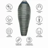 Sacchi a pelo Thermarest Questar 0°F/-18°C Regular Balsam Blue