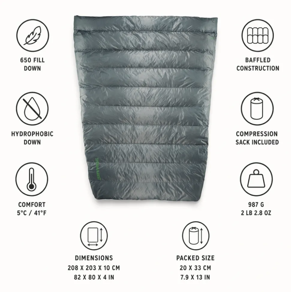 Sacchi a pelo Thermarest Vela 32F/0C Double Storm