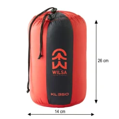 Sacchi a pelo Wilsa KL 350 Rouge