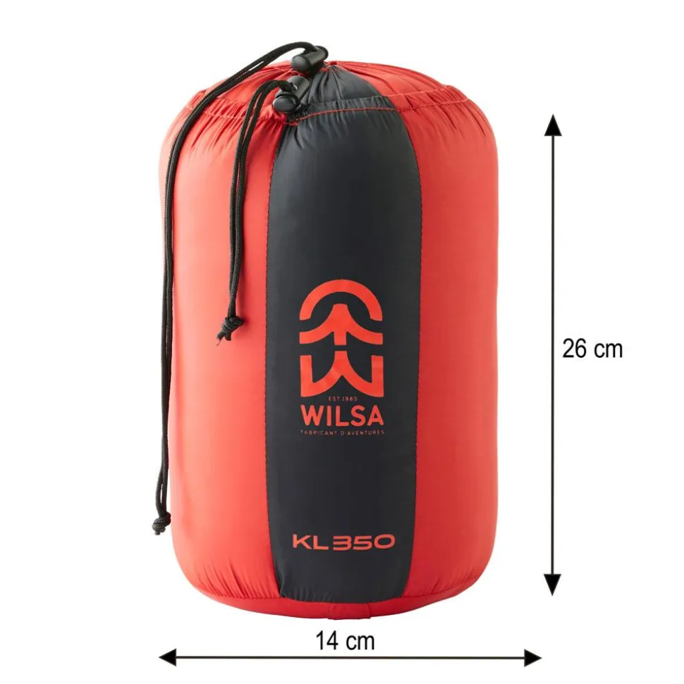 Sacchi a pelo Wilsa KL 350 Rouge