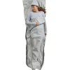 Saccolenzuolo Sea To Summit Silk Blend Rectangular w/ Pillow Sleeve Light Grey