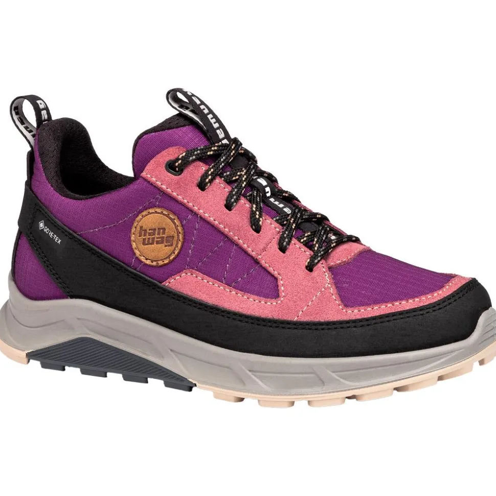 Scarpe da avvicinamento Hanwag Rotpunkt Light Low Lady Gore-Tex Rose Purple
