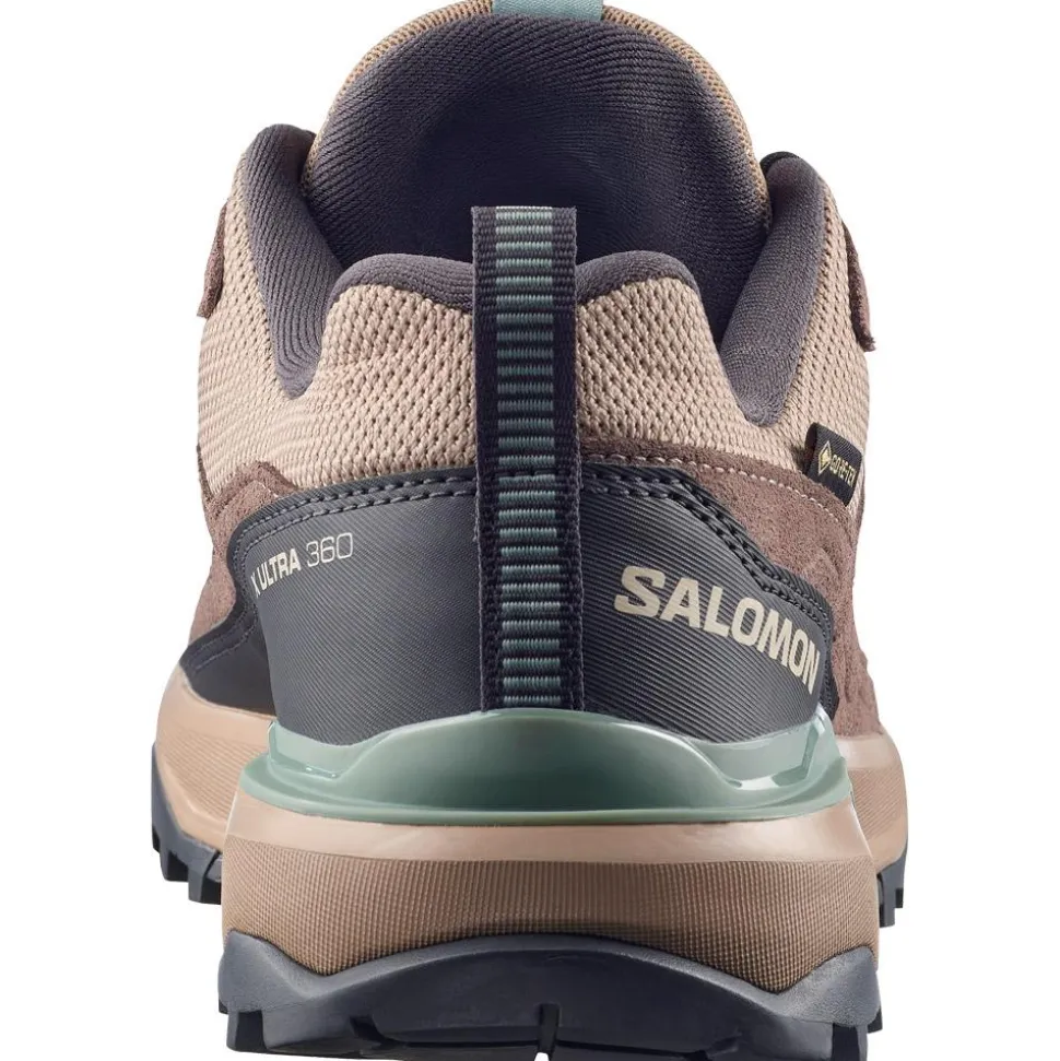 Scarpe da Fast Hiking Salomon X Ultra 360 Ltr Gore-Tex W Desert Tan Iron Green Milieu