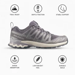 Scarpe da trail Salomon Xa Pro 3D V9 Dark Gull Gray Cloudburst