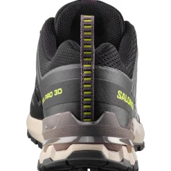 Scarpe da trail Salomon Xa Pro 3D V9 Black Dark Gull Gray Acid Lime