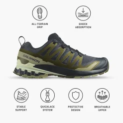 Scarpe da trail Salomon Xa Pro 3D V9 India Ink Olive Night Aloe Wash