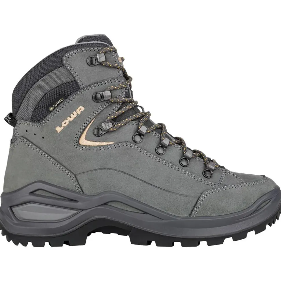 Scarpe escursionismo Lowa Renegade Evo Gore-Tex Mid Ws Graphite Abricot