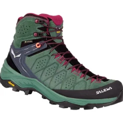 Scarpe escursionismo Salewa Alp Trainer 2 Mid GTX Wmn Duck Green Rhododendon