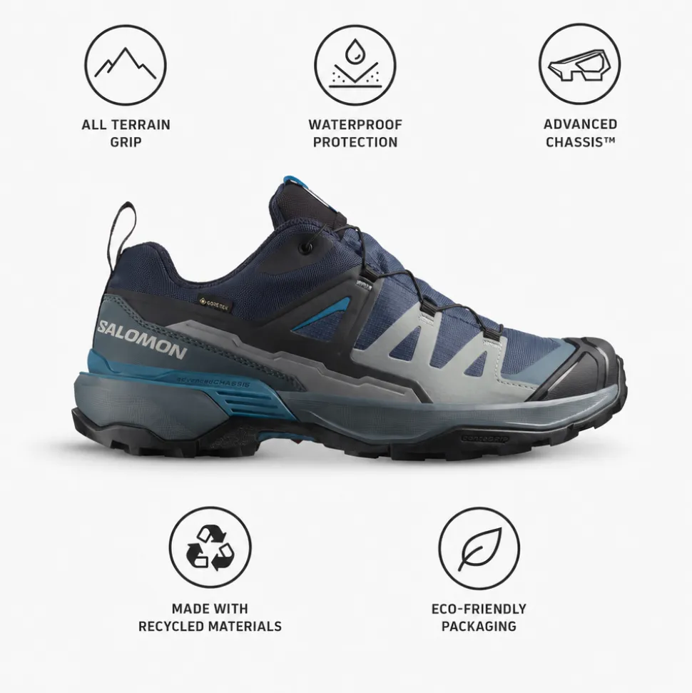Scarpe escursionismo Salomon X Ultra 360 Gore-Tex Blue Nights Dark Navy Dark Blue