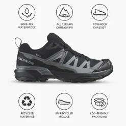Scarpe escursionismo Salomon X Ultra 360 Gore-Tex Black Magnet Quiet Shade