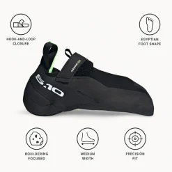 Scarpette arrampicata Five Ten Hiangle Pro Cblack Ftwwht Siggnr