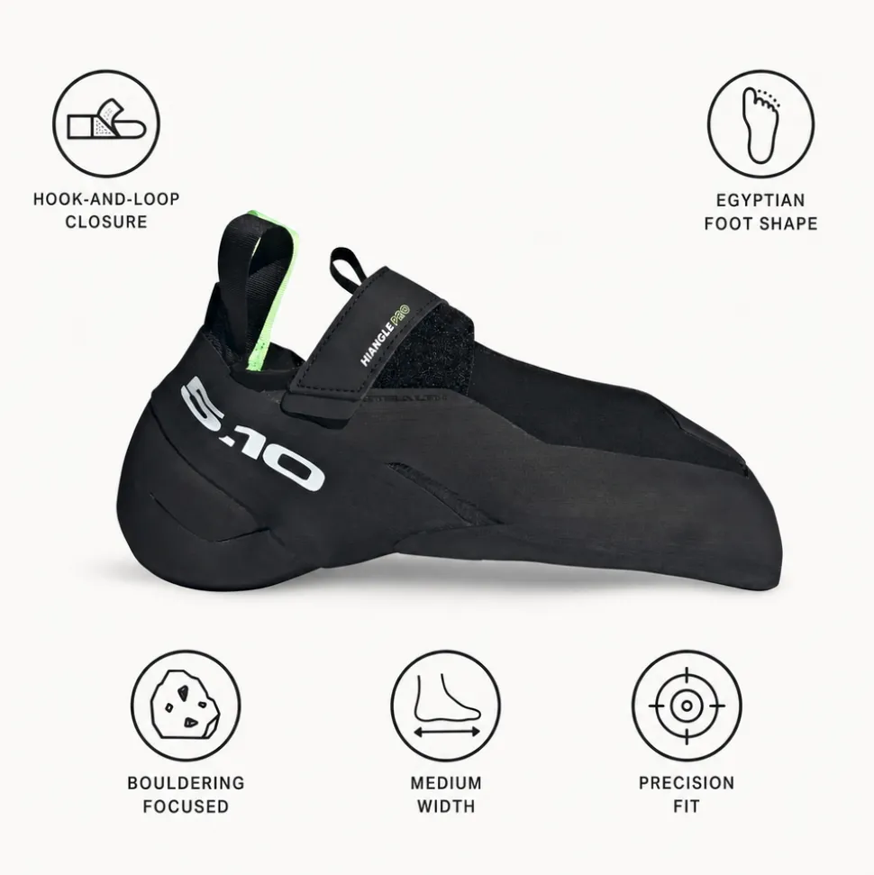 Scarpette arrampicata Five Ten Hiangle Pro Cblack Ftwwht Siggnr