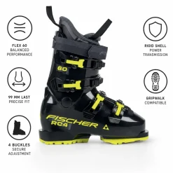 Scarponi da sci Fischer Rc4 60 Jr Gw Black Black