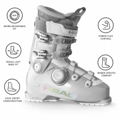 Scarponi da sci Head Edge 85 W Hv Boa Gray